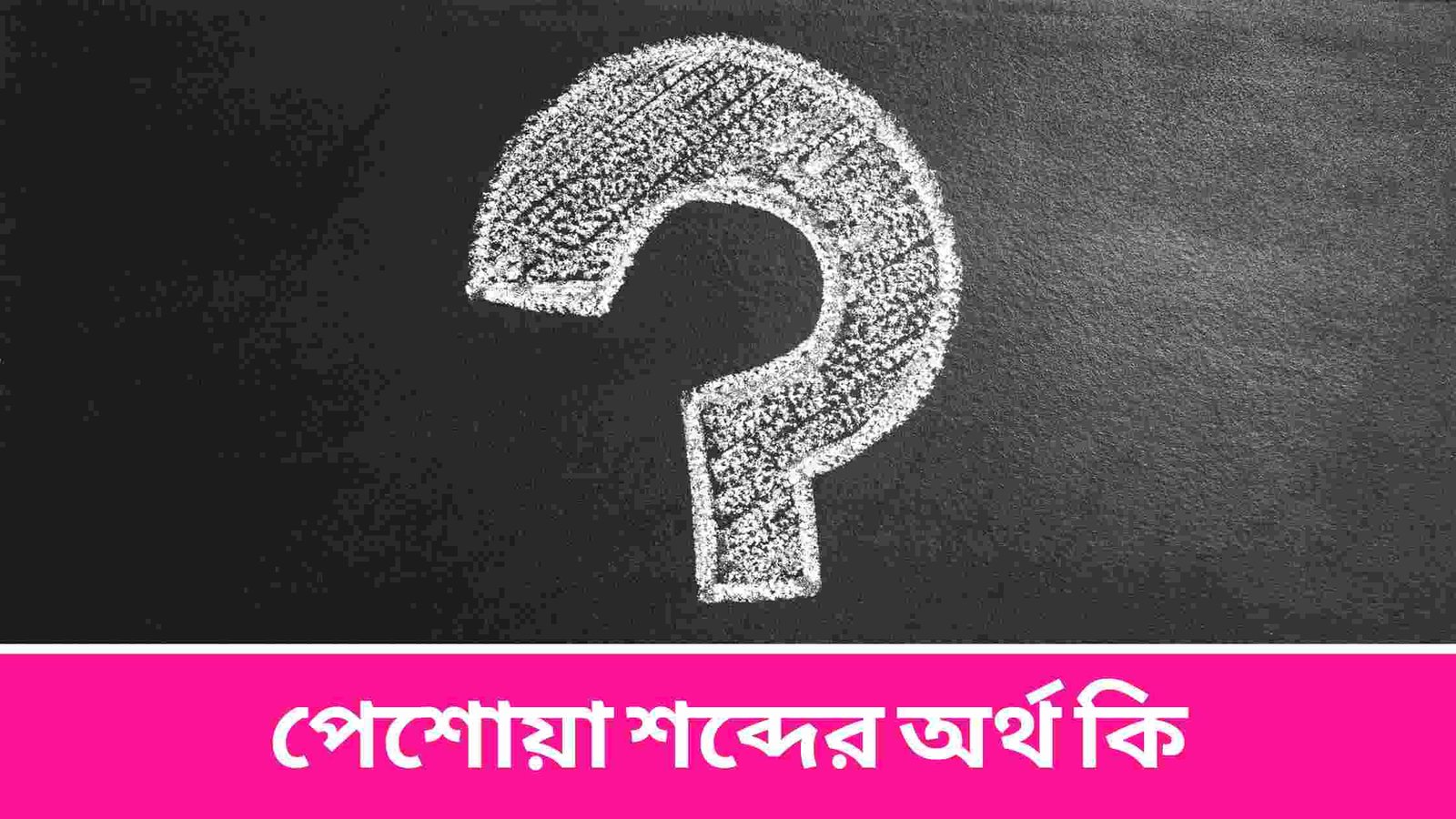 পেশোয়া শব্দের অর্থ কি